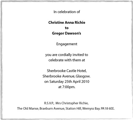 If you are looking for an invitation to celebrate an Engagement 