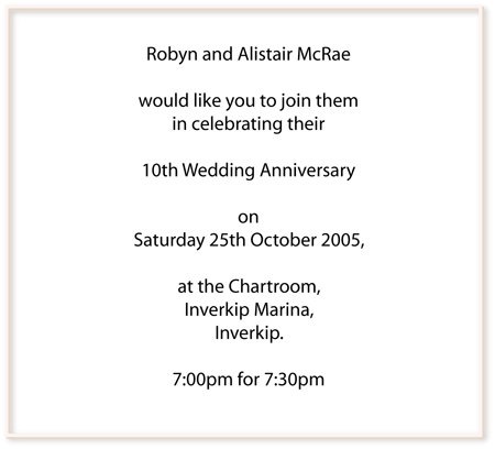 Wording for informal wedding invitations uk